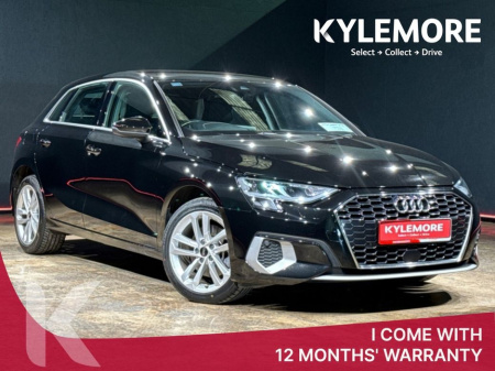 2023 Audi A3 SPORTBACK TFSI E SPORT PETROL/ELECTRIC - 17'' ALLOY WHEELS - LEATHER TRIM BLACK/ROCK GREY TWIN - PARKING SENSORS - TWO KEYS