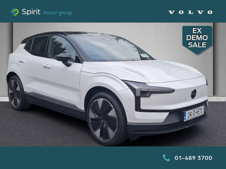 2024 Volvo EX30 Twin Motor AWD (4WD) 428hp, Ultra, Panoramic Sunroof, Apple & Android Car Play, Adaptive Cruise Control With Pilot Assist, Heated Seats, 360 View Camera, Tinted Rear Windows, 20 Inc. Alloy Wheels