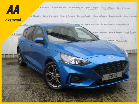 2022 Ford Focus ST-LINE 1.0 PETROL   TOP OF THE RANGE MODEL WITH ONLY  9000 MILES. 12 MONTHS WARRANTY AND 12 MONTHS AA COVER !!! €25,950