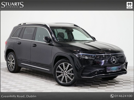 2025 Mercedes-Benz EQB *ONLY 2300KM* EQB 250+ AMG LINE EXECUTIVE OBSIDIAN BLACK WITH LEATHER AND ALCANTARA INTERIOR: 19” DIAMOND CUT ALLOYS, HEATED SEATS, REVERSING CAMERA