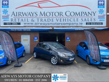 2014 Opel Corsa EXCITE * 1.2 * MANUAL * 3DR * REV SENSORS * AIRCON * ALLOYS * FOGS * €5,995