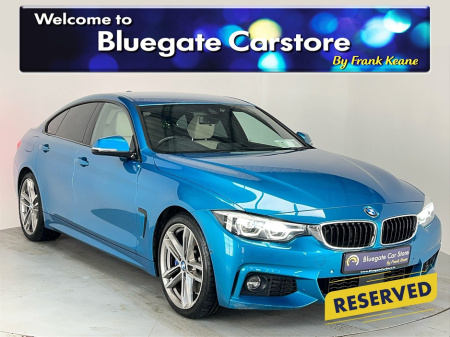 2018 BMW 4 Series 440I M SPORT 4 DR 326BHP*CREAM LEATHER INTERIOR*MULTIFUNCTIONAL STEERING WHEEL*DRIVE MODES*PARKING SENSORS*TOUCH SCREEN INFOTAINMENT*HARMONKARDON SPEAKERS*BLUETOOTH*PARKING SENSORS*SATNAV* €29,995