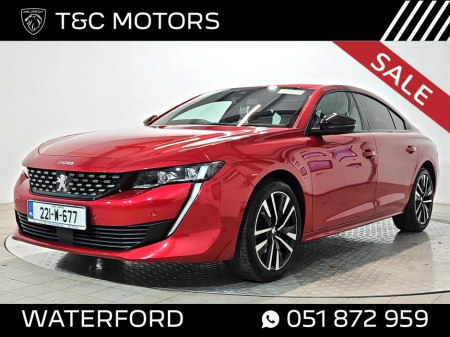 2022 Peugeot 508 GT Model, Front & Rear Sensors with Rear Camera, Electric Tailgate, Diamond Cut Alloys, LED Headlights