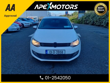 2013 Volkswagen Polo TOP-SPEC TSi-COMFORTLINE * AUTOMATIC (DSG) * NEW NCT  APR-26 * LOW TAX JAN-26 * 2-KEYS * AA APPROVED * 101 SAFETY CHECKLIST * IMMACULATE * COLOUR REVERSE CAMERA * LOW LOW KMs * 01-2542050 €7,749