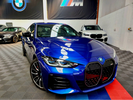2023 BMW i4 M50 INDIVIDUAL (CRAZY SPEC) INDIVIDUAL FULL MERINO LEATHER- INDIVIDUAL PAINT - VISIBILITY PACK+LASER LIGHTS-  COMFORT PACK- DRIVER ASSISTANT PROF- PARKING ASSISTANT PLUS- HARMON KARDON- COMFORT ACCESS