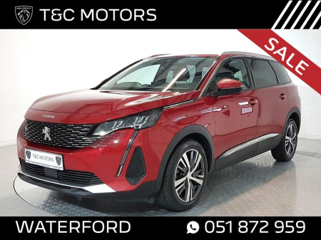 2022 Peugeot 5008 Allure, 1.5HDI 130BHP, Front and Rear Sensors, Reversing Camera, Dual Zone Climate Control