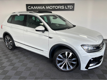 2020 Volkswagen Tiguan VOLKSWAGEN TIGUAN DSG R-LINE 4 MOTION*PAN ROOF*HEATED FRONT & REAR SEATS*HEADS UP DISPLAY*ADAPTIVE CRUISE CONTROL*PARK ASSIST, SENSORS & REAR CAMERA*FINANCE AVAILABLE & TRADE INS WELCOME* €36,950