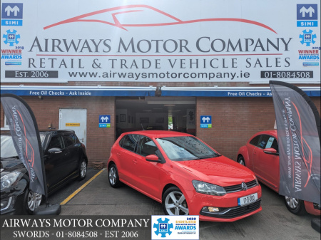 2017 Volkswagen Polo 1.2 TSI *HIGHLINE * HEATED SEATS* HALF LEATHER * LOW KMS * CARPLAY * SAT NAV * REV CAM * PHONE * APPS * AIRCON * CRUISE* €13,650