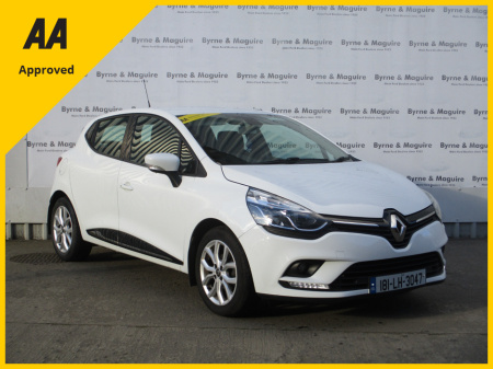2018 Renault Clio 1.2 DYNAMIQUE NAV 75BHP 5DR. FULLY SERVICED AND GUARANTEED. NCT TESTED 03/2026 !!