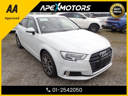 2017 Audi A3 FINANCE ARRANGED * NEW NCT SEP-27 * AA APPROVED * 101 SAFETY CHECKLIST * AUTOMATIC (DSG) * IMMACULATE * HEATED SEATS * STAMPED SERVICE HISTORY * COLOUR REVERSE CAMERA * TOP-SPEC 5DR HATCH * LOW KMs