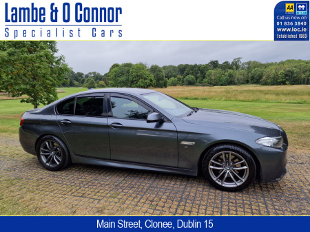 2016 BMW 5 Series 520d  M SPORT AUTO *** GREY MET / BLACK LEATHER *** REVERSE CAMERA  *** SAT NAV *** HEATED SEATS ****