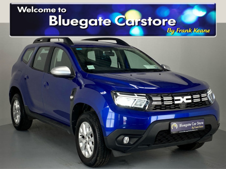 2023 Dacia Duster EXPRESSION BLUE**Semi Digital Dash**Reverse Camera**Apple CarPlay**Touchscreen Media**Multifunctional Steering Wheel**Black Cloth Interior**Cruise Control**Automatic Headlights**Bluetooth Connection**
