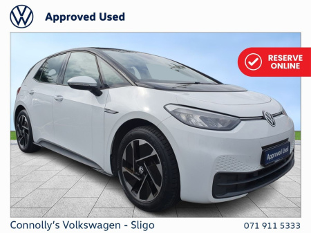 2022 Volkswagen ID.3 COMFORT 58kWh 145BHP €21,945