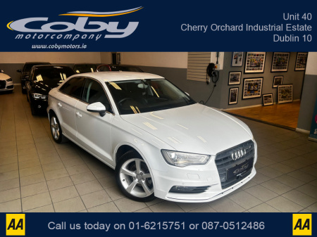 2014 Audi A3 1.4TSI 4DR AUTO Saloon. Stunning with only 102km, 2 keys, New NCT done before collection. Alloy Wheels, Rev Camera, MFSW, Irish Radio,  Sat-Nav, Bluetooth, Dual Climate.