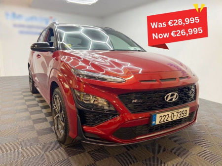 2022 Hyundai Kona Nline 2tone Black Roof , Low Mileage €25,995