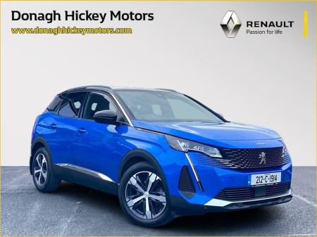 2021 Peugeot 3008 1.5 BlueHDi 130bhp GT Auto €29,900