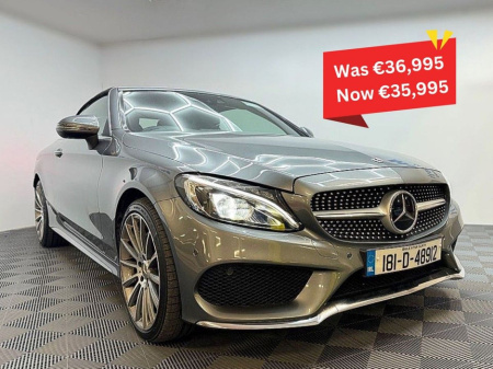 2018 Mercedes-Benz C Class C220 D AMG Line Premium + 4matic 2D €35,995