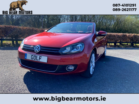 2012 Volkswagen Golf 1.4 FSI Automatic Cabriolet Highline €10,950