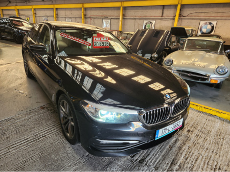 2017 BMW 5 Series D SE G2 JC32 4DR AUTO// NEW MODEL FINISHED IN BLACK METALLIC WITH BEIGE LEATHER//NEW SHAPE// AMAZING VALUE FULL BMW SSERVICE HISTORY//FRESH NCT MARCH 2027// €15,799