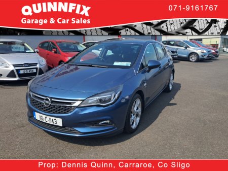 2016 Opel Astra SRI 1.6 CDTI 110PS 5DR €9,250