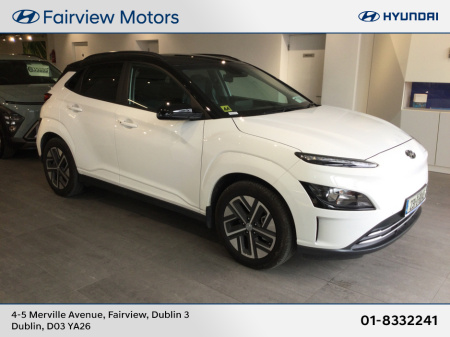 2023 Hyundai Kona EV 39 kW  - Very Low kms - White With Black Roof - €24,950