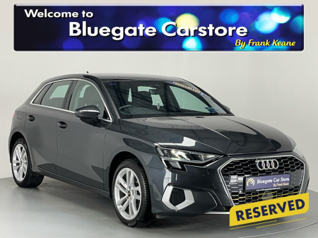 2021 Audi A3 SPORT 40 TFSI**Digital Dash**Touchscreen Media**Apple CarPlay**Multifunctional Steering Wheel**Black Leather Interior**Keyless Start**Electric Handbrake**Foldable Mirrors**Isofix**Cruise Control** €24,495