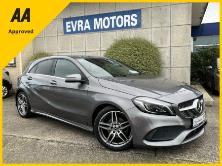 2018 Mercedes-Benz A Class A180 AMG SPORT AUTOMATIC 1.6 PETROL //HIGH SPEC//HALF LEATHER HEATED SEATS//ADAPTIVE CRUISE CONTROL//REVERSE CAMERA//