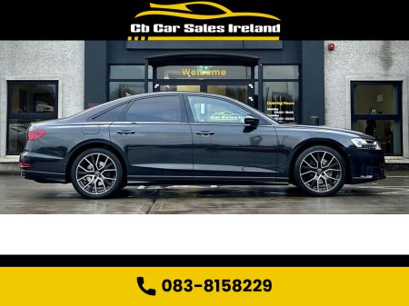 2021 Audi A8 3.0 TDI V6 50 Black Edition Saloon 4dr Diesel Tiptronic quattro Euro 6 (s/s) (286 ps) AIR SUSPENSION + TECHNOLOGY PACK + COMFORT & SOUND PACK €73,400