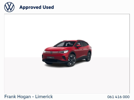 2025 Volkswagen ID.4 PRO-PLUS 77kWh FROM €298PM ON PCP INCLUDING SERVICE PACK