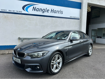 2017 BMW 4 Series X DRIVE M SPORT.  GRAN COUPE.   FINANCE AVAILABLE. TRADE IN WELCOME. www.nangleharris.ie. ALL CARS CHECKED WITH MOTORCHECK.IE CALL 01 5620011 €17,900