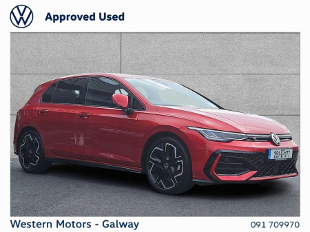 2025 Volkswagen Golf Full R-Line Spec, Camera, Sensors, Apple Car Play, LED Lights with Light Assist €36,995