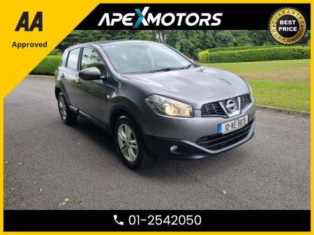 2012 Nissan Qashqai 1.5 DCI ACENTA 110BHP 5DR * TOP-SPEC 5DR SUV * NEW NCT NOV-26 * AA APPROVED * 101 SAFETY CHECKLIST * IMMACULATE * LOW TAX * 12-MONTH ROADSIDE ASSIST * VERY CAREFUL OWNER * CARTELL HISTORY CHECKED