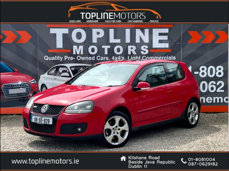 2008 Volkswagen Golf 2.0 GTI//NEW NCT// €5,500