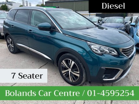2020 Peugeot 5008 (7 Seater) 1.5 DIESEL ALLURE 6 SPEED 5DR MODEL  www.bolandscarcentre.ie