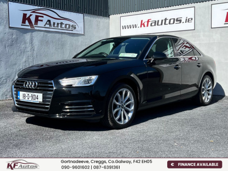 2018 Audi A4 SE Limousine 2.0TDI 122bhp 6 Speed Manual 4dr - 181 Reg €21,495