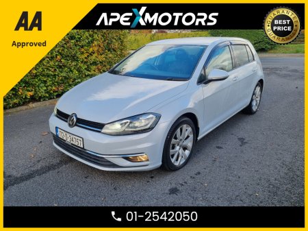 2017 Volkswagen Golf FINANCE ARRANGED * 1.4 HIGHLINE * ONLY COVERED 50,000KMS * NEW OFF WHITE COLOUR * AUTOMATIC * AA APPROVED  * 101 SAFETY CHECKLIST * 12-MONTH ROADSIDE ASSIST  * IMMACULATE * TOP-SPEC * LOW LOW KMs €17,749