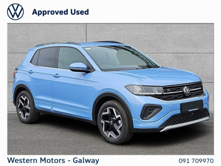 2025 Volkswagen T-Cross R-Line 1.0 TSI M6F 116HP - Pre Reg Savings 2000Euro - Rear View Camera, Auto Lights and Wipers, Adaptive Cruise Control, Wireless Apple CarPlay and much more. - €34,895