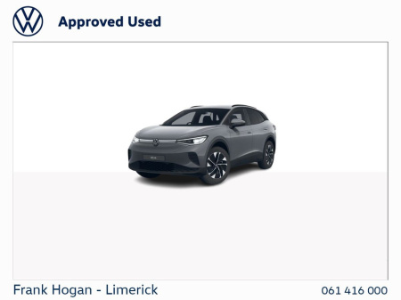 2025 Volkswagen ID.4 PRO-PLUS 77kWh FROM €298PM ON PCP INCLUDING SERVICE PACK €45,400