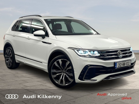 2021 Volkswagen Tiguan 2.0 TDI 200HP 4WD R-Line DSG with High Spec inc Sunroof, Full Leather Seats etc 