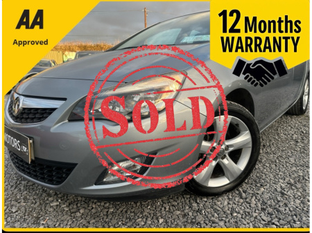 2011 Opel Astra 1.4 I VVT 16V SRI 5DR 99BHP €4,950