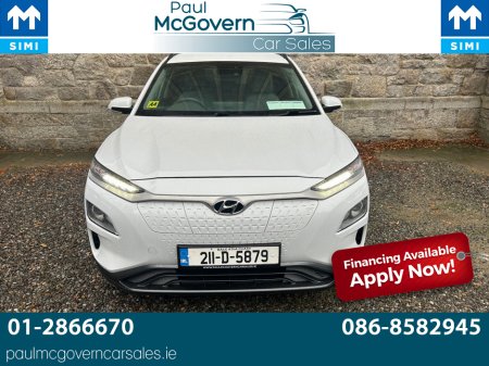 2021 Hyundai Kona KAUAI EV PREMIUM 5DR AUTO A**//**FULL CREAM LEATHER INTERIOR WITH HEATED FRONT SEATS**//**SAT NAV**//**REVERSING CAMERA**//**SPEED SIGN RECOGNITION**//**LANE DEPARTURE WARNING**//**TRADE IN WELCOME!!! €18,995