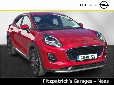 2023 Ford Puma 1.0L Mild Hybrid Titanium (Price Includes €1,000 Scrappage Allowance) €24,500