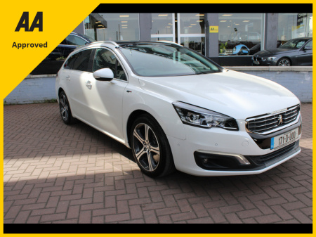 2017 Peugeot 508 2.0D GT-LINE 5DR ESTATE AUTOMATIC // PANORAMIC ROOF // REVERSING CAMERA //  ELECTRIC MEMORY SEATS // BUY WITH CONFIDENCE AA AND SIMI APPROVED DEALER 2025 // FINANCE ARRANGED // ALL TRADE INS WELCOME €15,950
