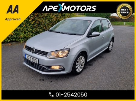 2016 Volkswagen Polo FINANCE ARRANGED * NEW NCT OCT-27 * LOW TAX * 1.2 * AUTOMATIC (DSG) * AA APPROVED  * 101 SAFETY CHECKLIST * IMMACULATE * COLOUR REVERSE CAMERA * TOP-SPEC 5DR HATCH * LOW LOW KMs * ADAPTIVE CRUISE * CR €11,949