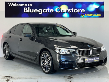 2019 BMW 5 Series E G30 M SPORT**DIGITAL DASH**BLACK LEATHER INTERIOR**FRONT HEATED SEATS**TOUCH SCREEN INFOTAINMENT**APPLE CARPLAY**SATNAV**REVERSE CAMERA**PARKING SENSORS**M SPORT ALLOYS**DRIVE MODES** €30,995