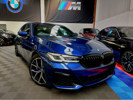 2021 BMW 5 Series *** RESERVED *****530E XDRIVE M SPORT AUTO - GLASS SUNROOF- M5 SEATS - PRO PACKAGE - VISIBILITY PACKAGE- COMFORT PLUS PACKAGE - PARK ASSIST PACKAGE - HARMON KARDON- ADAPTIVE SUSPENSION--