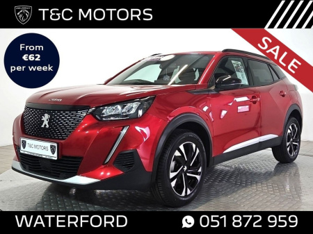 2023 Peugeot 2008 Allure model - Reversing Camera and Sensors, Diamond Cut Alloy Wheels, Privacy Glass, Climate Control, Cruise Control, €25,995