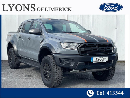 2021 Ford Ranger RANGER D/CAB RAPTOR - 2.0 TD213 - PRICE QUOTED EXCLUDES VAT