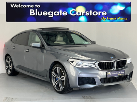 2019 BMW 6 Series 630D GT M SPORT**NEW NCT**PANORAMIC SUNROOF**DUAL CLIMATE CONTROL**TOUCH SCREEN INFOTAINMENT**BLUETOOTH**SATNAV**REVERSE CAMERA**PARKING SENSORS**DRIVE MODES**FRONT HEATED ELECTRIC SEATS**