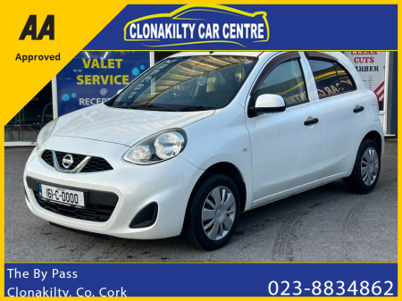 2016 Nissan March Pearl White Nissan March Automatic
